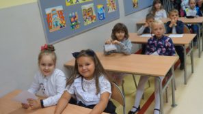 Pierwszoklasiści w SP4 w Oświęcimiu